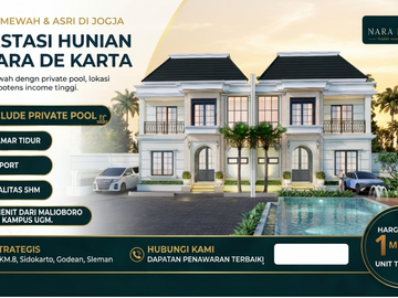 RUMAH MEWAH 2 LANTAI BONUS KITCHENSET LEGALITAS SHM DI SLEMAN