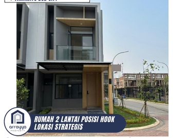 DIJUAL RUMAH CANTIK MINIMALIS SIAP HUNI POSISI HOOKDI TANAKAYU BSD (ENB266)