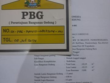 Rumah Baru Dekat Ibarbo Sleman Yogyakarta#Kode : RSH 101