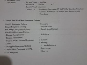 Rumah Baru Dekat Ibarbo Sleman Yogyakarta#Kode : RSH 101
