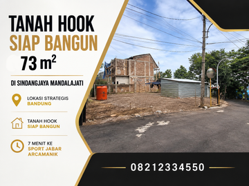 Tanah Siap Bangun 73 m² SHM PBG Sindangjaya Mandalajati Bandung Dekat AH Nasution