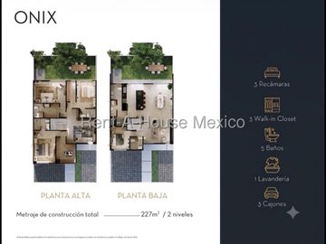 Casa de arquitecto en proyecto para venta con 3 Hab, 5 Baños en Lomas de Juriquilla, Queretaro.