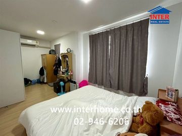 Two-story townhome, 18.7 sq.wah, Pruksa Ville 92 Onnut-Suvarnabhumi, near Suvarnabhumi Airport, Soi Ladkrabang 14/1, Ladkrabang Road, Bang Phli, Samut