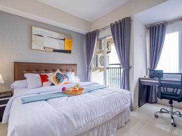 Harga Promo & Unit Full Furnished! Disewakan Apartemen Cosmo Terrace 1Br Lokasi Strategis Jakarta Pusat (Sudirman, Bundaran HI, Tanah Abang)