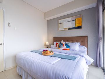 Harga Promo & Unit Full Furnished! Disewakan Apartemen Cosmo Terrace 1Br Lokasi Strategis Jakarta Pusat (Sudirman, Bundaran HI, Tanah Abang)