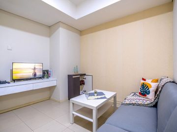 Harga Promo & Unit Full Furnished! Disewakan Apartemen Cosmo Terrace 1Br Lokasi Strategis Jakarta Pusat (Sudirman, Bundaran HI, Tanah Abang)
