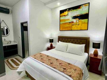FOR LEASE | ELEGANT 3-BEDROOM VILLA 
Kerobokan Bali, Fully Furnished
(near Bali Kiddy School & Morphoo School)