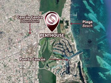 Penthouse en venta con rooftop privado y vistas panorámicas en Bahía Azul