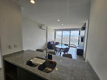 Departamento amueblado en renta con 2 Hab, 2 Baños en Piamontés, Queretaro, Mexico.