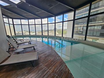 Departamento amueblado en renta con 2 Hab, 2 Baños en Piamontés, Queretaro, Mexico.