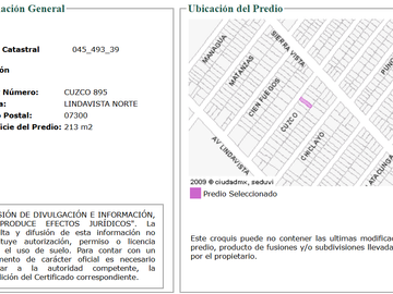 PRECISA CASA EN REMATE EN LINDAVISTA, GUSTAVO A. MADERO