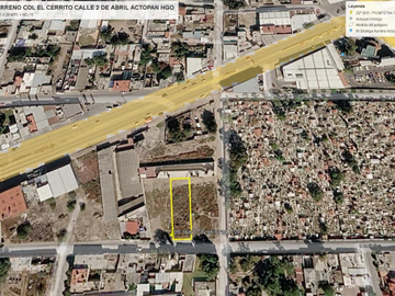 TERRENO EN VENTA EN EL CERRITO – ACTOPAN, HIDALGO