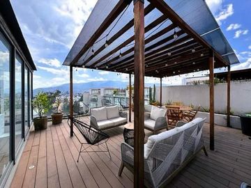 Penthouse en venta de 151 m2,con roof, Lomas de Memetla, Cuajimalpa
