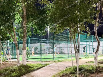 Departamento en renta con pádel, cancha de tenis, de fut de basquetbol. zona pet albercas y seguridad