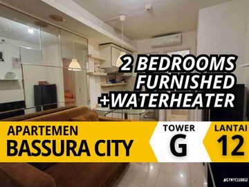 Sewa 2 Bedroom Furnished Bisa Bulanan Tower G Lantai 12 Apartemen Bassura City