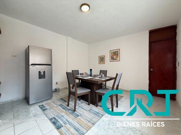DEPARTAMENTO TIPO LOFT AMUEBLADO I EN RENTA I PARA UNA PERSONA I JARDINES DE JEREZ I SUPER CENTRICO Y BIEN UBICADO I IDEAL PARA ESTANCIA DE TRABAJO