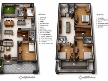 Dijual Rumah Beverly Park Batam Center Semi Furnished