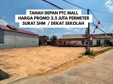 Dijual tanah pusat kota depan ptc mall jl r sokemto