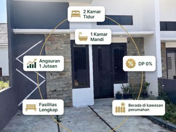Jual Rumah Hunian di Kawasan Perumahan | 2 Kamar, DP 0%