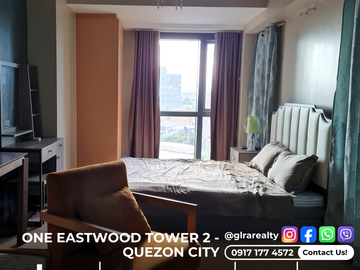 📌 FOR LEASE: FURNISHED STUDIO UNIT AT ONE EASTWOOD TOWER 2