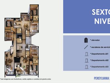 DEPARTAMENTO TIPO P.H EN PREVENTA EN LA BENITO JUÁREZ, CDMX.