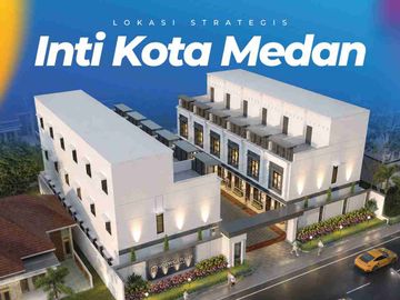JUAL TOWNHOUSE/VILLA AREA JALAN BAMBU - KRAKATAU DEKAT SEKOLAH BIM