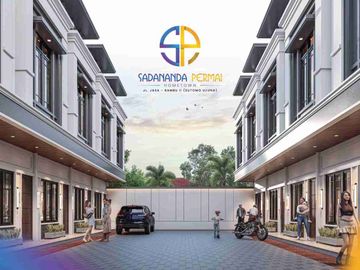 JUAL TOWNHOUSE/VILLA AREA JALAN BAMBU - KRAKATAU DEKAT SEKOLAH BIM