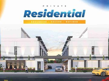 JUAL TOWNHOUSE/VILLA AREA JALAN BAMBU - KRAKATAU DEKAT SEKOLAH BIM