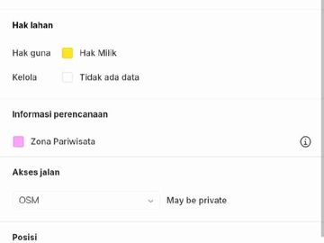 Tanah bagus dekat hotel mewah dan kawasan pariwisata sangat cocok untuk villa dan hunian lainnya
