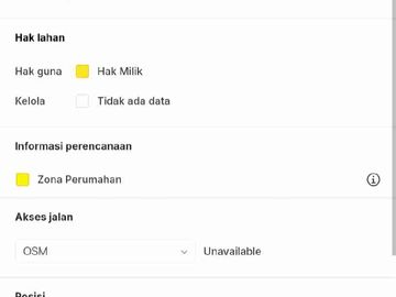 Tanah plot kecil cocok di bangun villa berada di kawasan villa