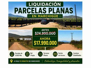 Parcela en Venta Plana a Una hora de San Fernando en Marchigüe