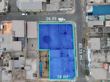 LOCAL COMERCIAL CON TRIPLE FRENTE, AV TUPAC AMARU 800, COMAS (890 m² )
