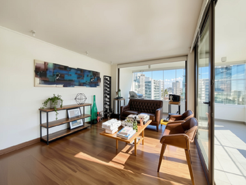 Depto 3D-2B-2E-1Bo en Venta Condominio El Parque 100, Vitacura. Vive la experiencia de un hogar superior.