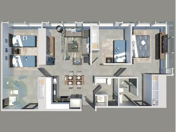 Departamento en Lago Neuchatel