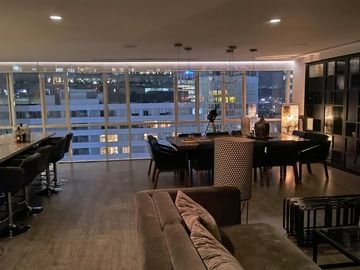 RENTA DE PENTHOUSE AMUEBLADO CON TERRAZA, TORRE RENOIR, AMPLIACION GRANADA