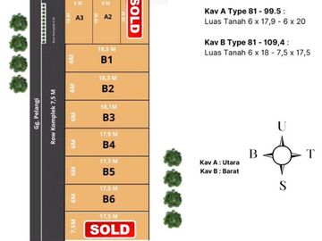 PRIVATE CATALYA ONE GATE | 100 MTR JALAN UTAMA ROW JALAN 8 METER | KAWASAN JL ABADI RINGROAD