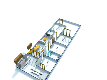 RUMAH CANTIK STRATEGIS 10 MENIT KAMPUS USU | security 24 jam 6x17m2 3kt 2km type 80