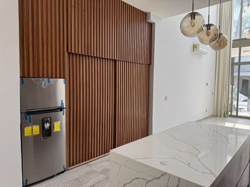 Departamento en renta en Vista Hermosa, con alberca y área social, acabados de diseño