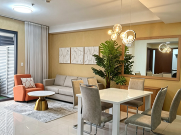 Exquisite 60sqm 1BR with Balcony & Ayala Views at The Alcoves For Rent— PHP 70k/ month