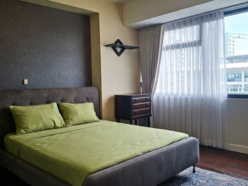 Exquisite 60sqm 1BR with Balcony & Ayala Views at The Alcoves For Rent— PHP 70k/ month