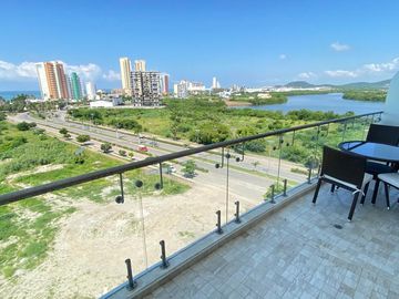 DEPARTAMENTO EN RENTA EN MAZATLÁN 2 RECÁMARAS CERCA DE PLAYA EN MARINA PLATINO PLUS