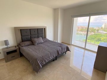 DEPARTAMENTO EN RENTA EN MAZATLÁN 2 RECÁMARAS CERCA DE PLAYA EN MARINA PLATINO PLUS