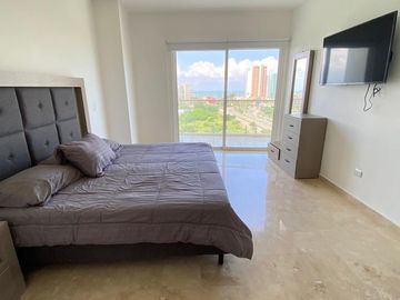 DEPARTAMENTO EN RENTA EN MAZATLÁN 2 RECÁMARAS CERCA DE PLAYA EN MARINA PLATINO PLUS