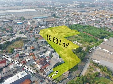 DIJUAL & DISEWA! Lahan Luas Komersial 18.632m² di Jl Tipar Cakung Jakarta Timur
