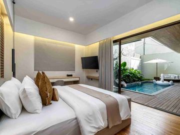 Modern Villa 2 bedrooms in Central Seminyak Petitenget Cafe and Resto surrounded