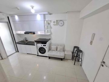 Disewakan 2kamar semi furnish lantai rendah apartemen bassura city