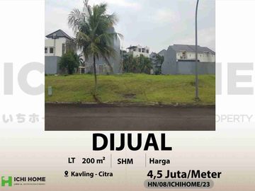 dijual tanah 200 M di citra raya