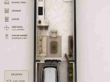 Rumah dijual Lokasi Strategis di Bintara Bekasi Barat