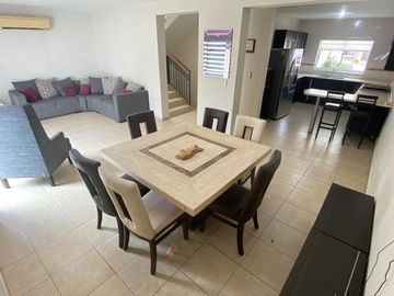 CASA AMUEBLADA RENTA, 3 REC CERCA DE PLAYA COTO PRIVADO