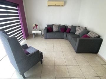 CASA AMUEBLADA RENTA, 3 REC CERCA DE PLAYA COTO PRIVADO